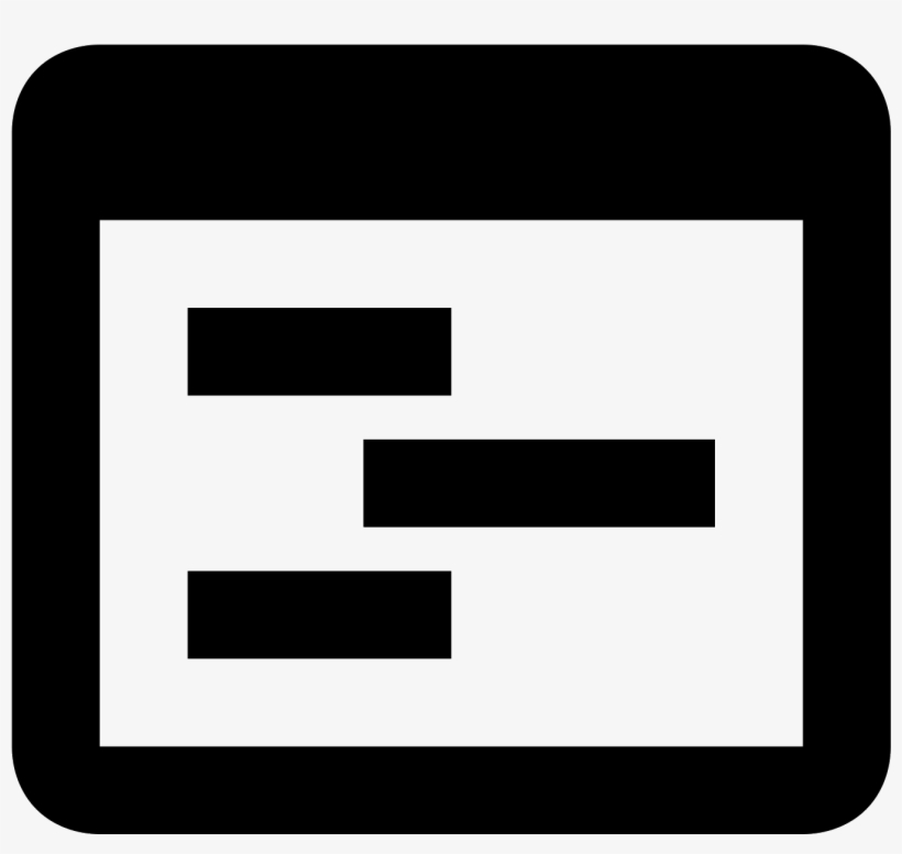 This Is A Picture Of A Paper With A Space On Top Where - Icon, transparent png