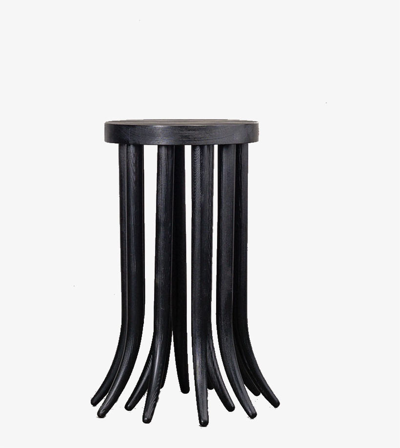 Kelly Wearstler Black Side Table - Table, transparent png