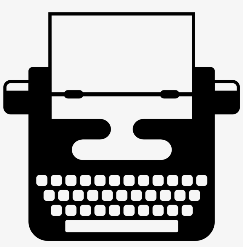 Typewriter Clipart Simple Typewriter Vector Png 1500x1467 PNG