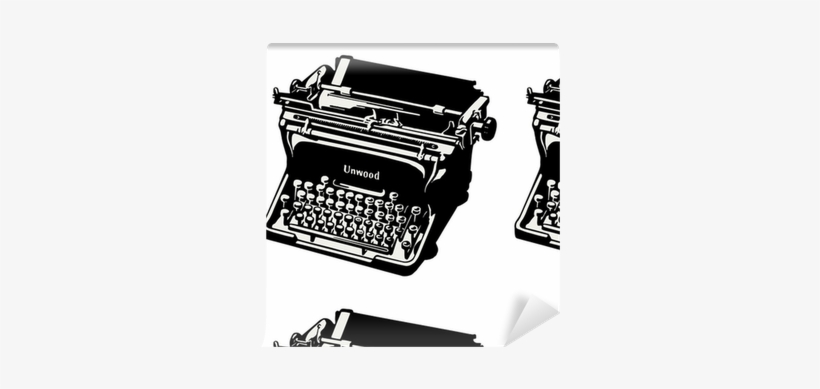 Typewriter, transparent png