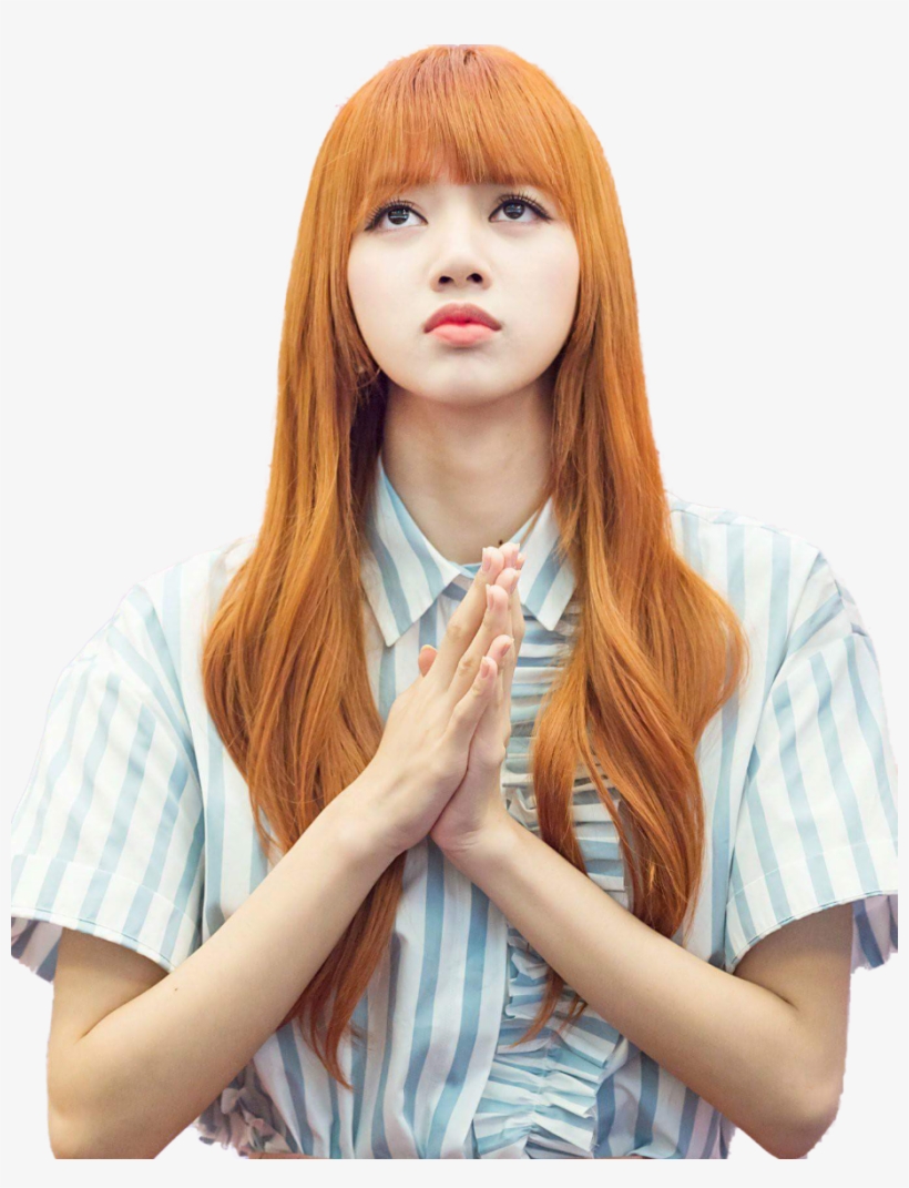 Report Abuse - Lisa Blackpink Hair Up, transparent png