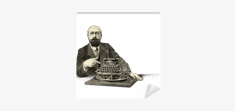 Typewriter, transparent png