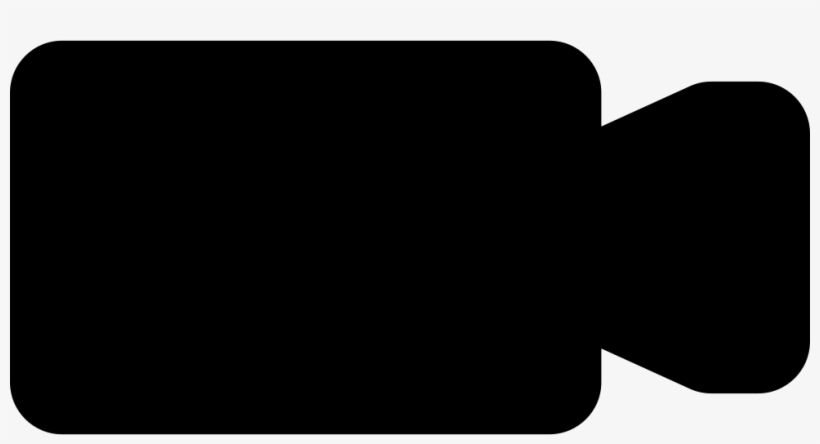 Video Camera Black Silhouette Symbol Comments - Png Black Silhouette Camera, transparent png