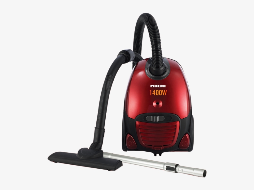 Red Vacuum Cleaner Png Image - Nikai Vacuum Cleaner 1400 W, transparent png
