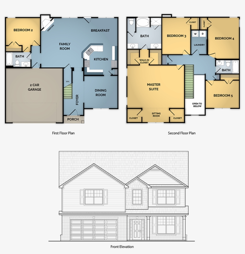 Upstairs, The Large Master Suite Features Trey Ceilings, - Georgia, transparent png