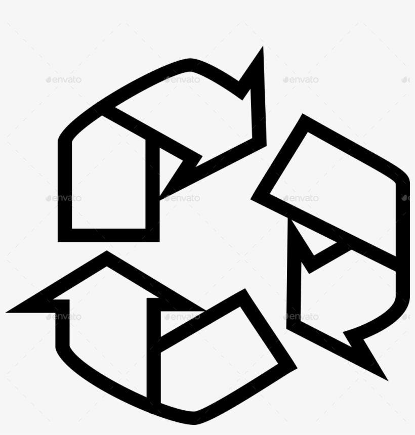 1024x1024/23 - Recycle Symbol Small, transparent png