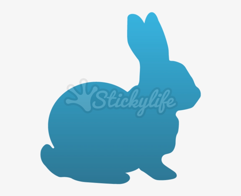 Rabbit Temporary Tattoo - Rabbit Black And White Png, transparent png