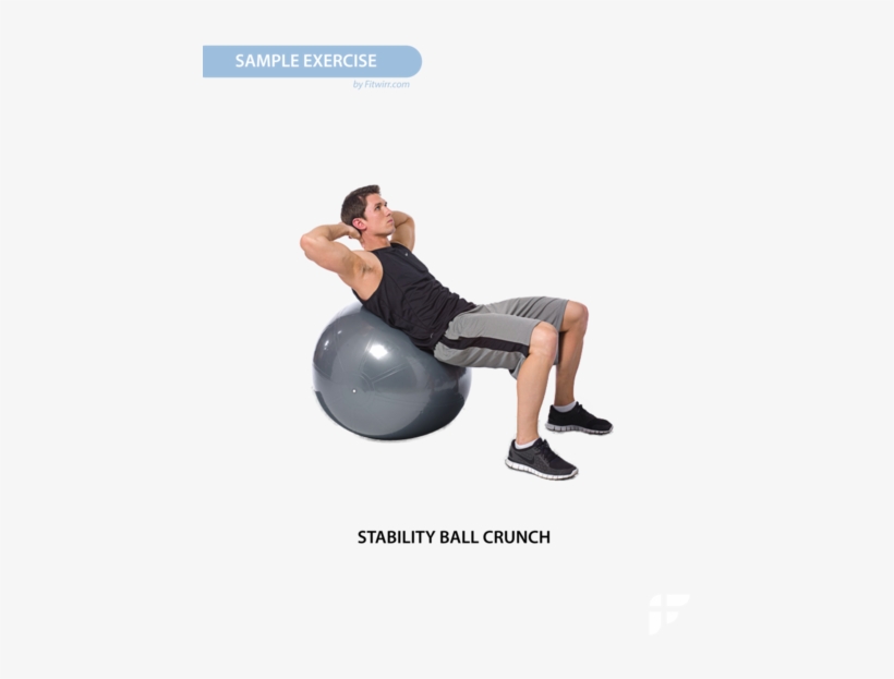 Exercise Ball Workout Exercise Poster For Men 18"x24" - Men's Health Rutinas Abs, transparent png