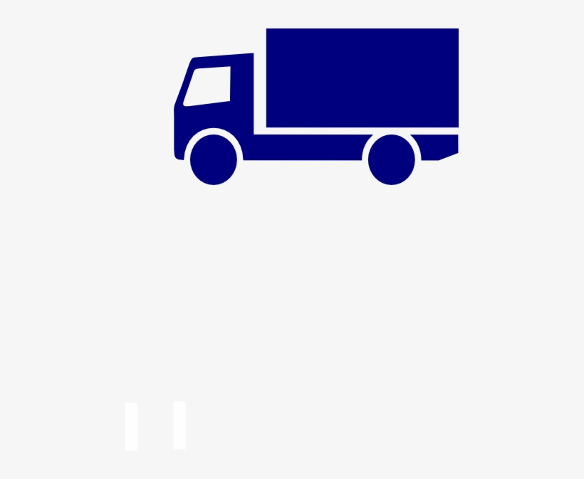 Dark Blue Truck Clip Art, transparent png