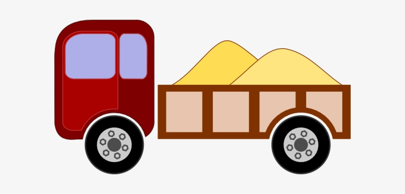 Toy Clipart Pickup Truck - รถ ดั้ ม การ์ตูน, transparent png