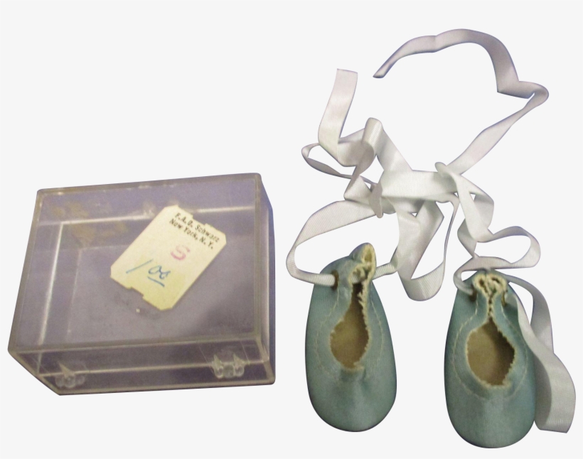 Vintage 1950s Mib Alexander Doll Ballet Slippers, transparent png