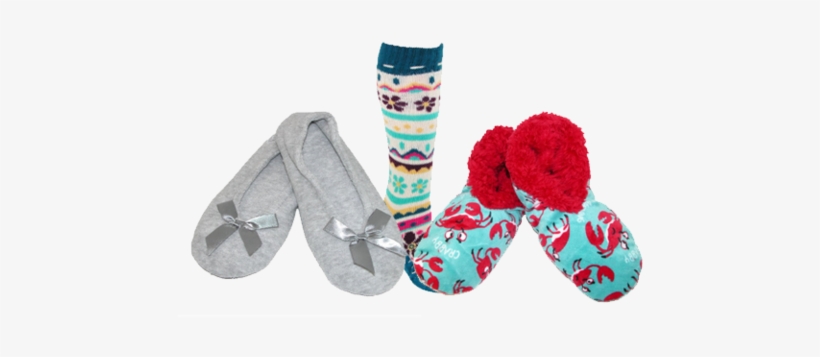 Slippers And Slipper Socks For Women - Women's Ballerina Slipper Socks, transparent png