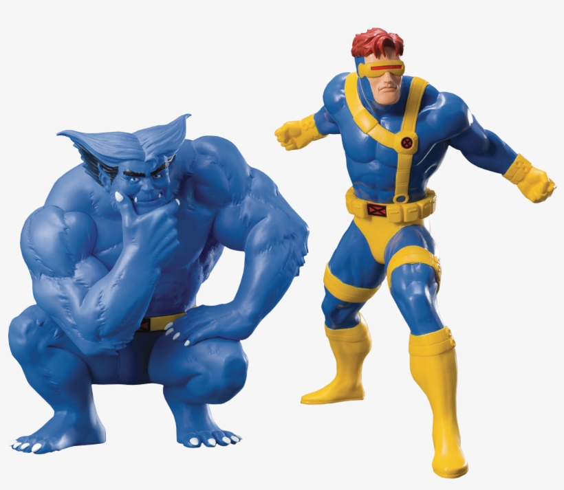Cyclops And Beast 1/10th Scale Artfx Statue - Kotobukiya 90 X Men, transparent png