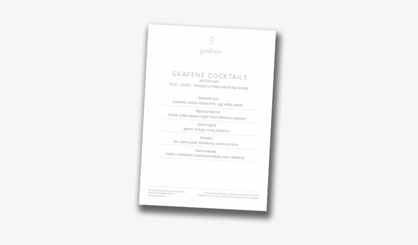 Grafene Cocktail Bar Manchester - Grafene, transparent png