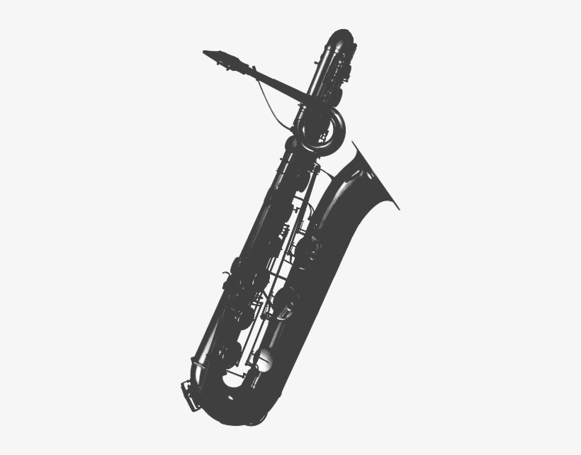 Bass Saxophone Npg, transparent png