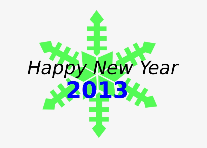 Happy New Year 2013 Svg Clip Arts - Grey Snowflakes Clipart Png, transparent png