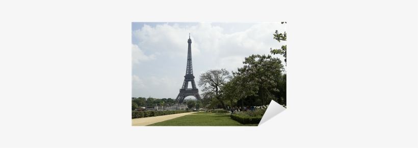 Vinilo Pixerstick Jardines Del Trocadero - Eiffel Tower, transparent png