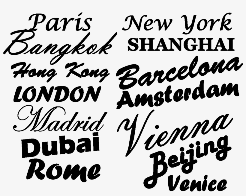 Sticker Citation Paris Bangkok Hong Kong London Ambiance - Bæjarins Beztu Pylsur, transparent png