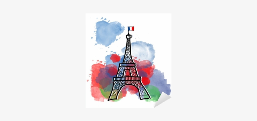 Vinilo Pixerstick Colores De La Torre Eiffel • Pixers® - Eiffel Tower, transparent png