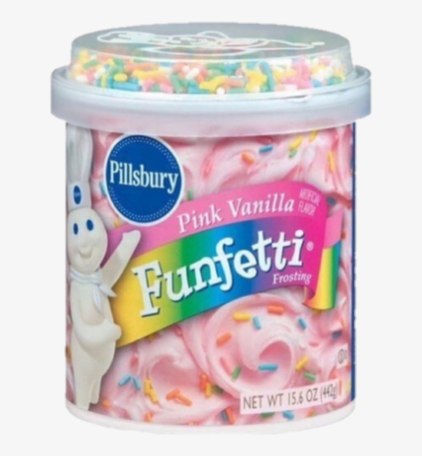 Png-trash Food And Beverage Png🍹🍕 - Pillsbury Funfetti Vanilla Frosting With Candy Bits, transparent png