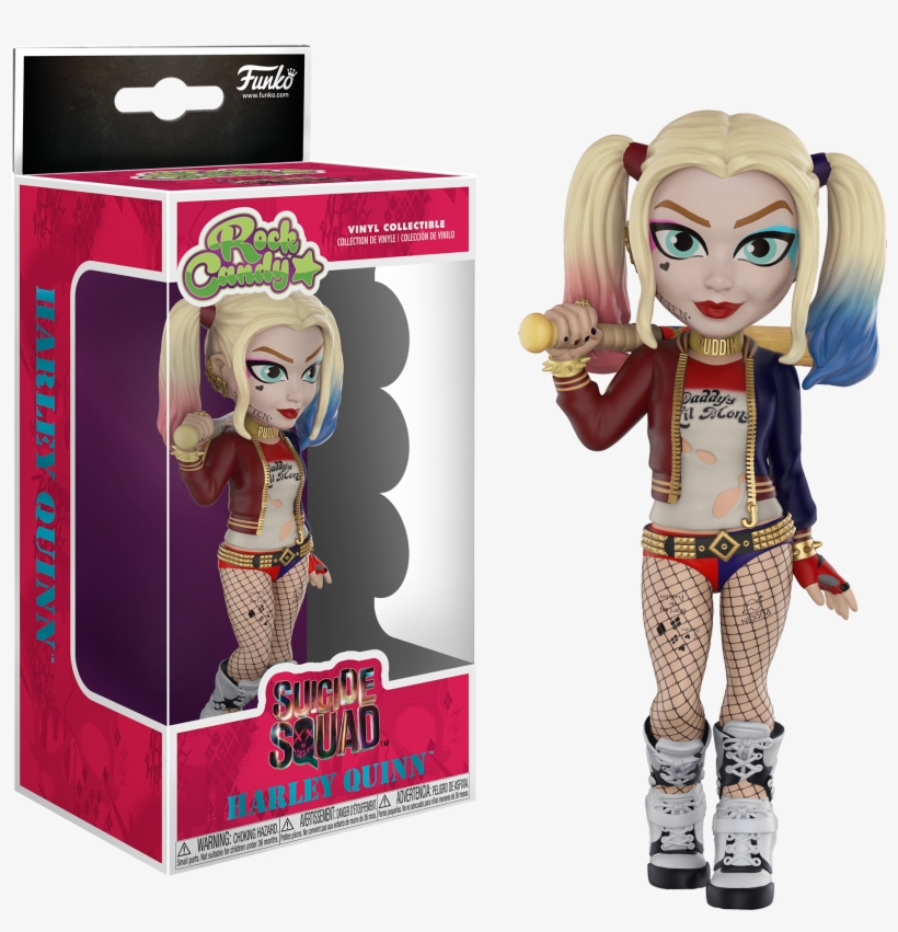 Dc Rock Candy Harley Quinn Suicidesquad - Funko Rock Candy Harley Quinn Suicide Squad, transparent png