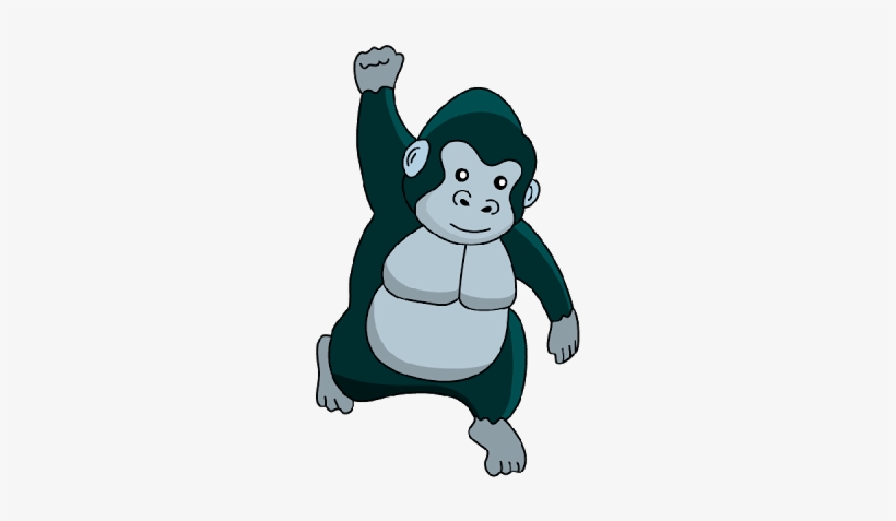 Gorilla Clipart, transparent png