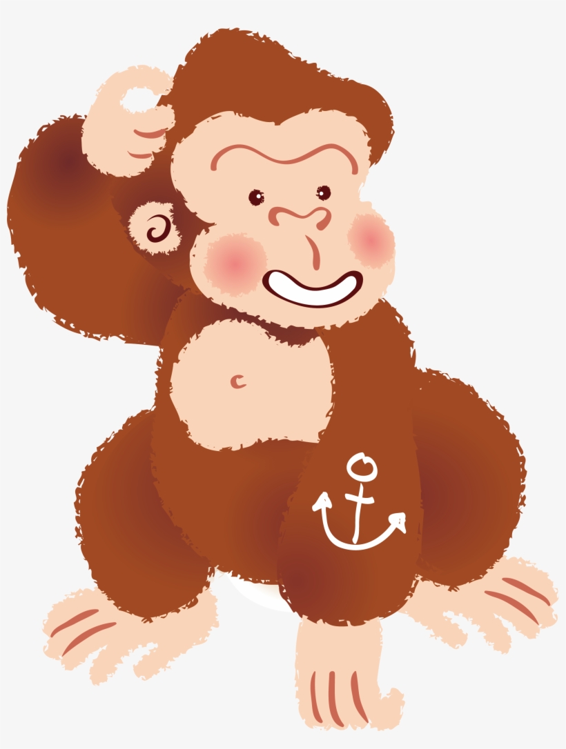 Gorilla Clipart Orangutan - Gorilla, transparent png