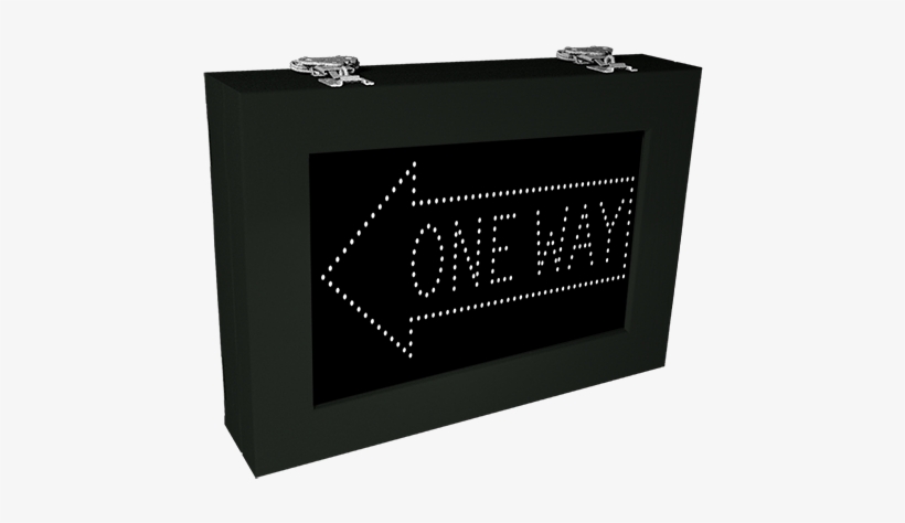 Directional Led Sign - One Way 'left Arrow, transparent png