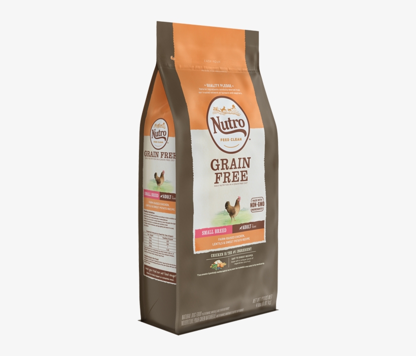 Grain Free Small Breed Adult Dry Dog Food Farm-raised - Nutro Puppy Grain Free, transparent png