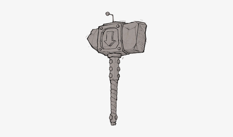 Troll-hammer - Illustration, transparent png