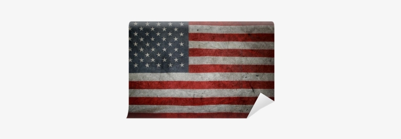 Grunge American Flag Png Download - Silent Monsters 35 X 26 Cm Mouse Mat - Usa, transparent png