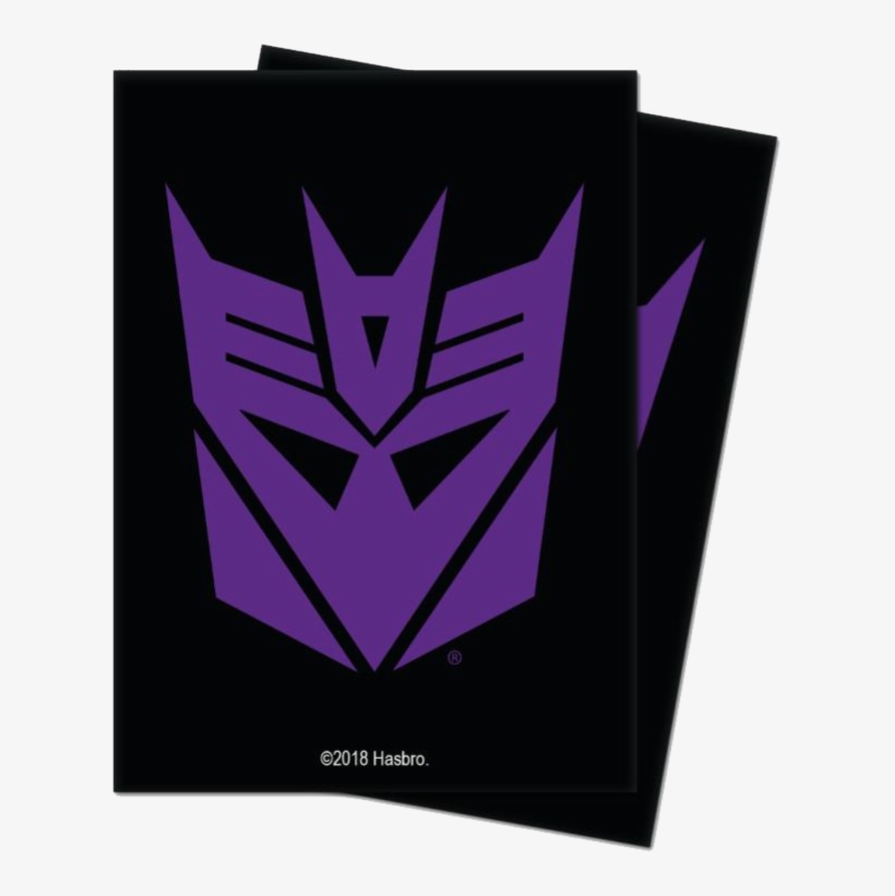 Ultra Pro Game Sleeves-transformers Decepticon Symbol - Transformers Decepticon, transparent png