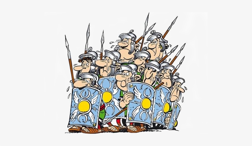 This Is A Game Of Asterix Themed Mafia For The Savage - Asterix Cartoon Romans, transparent png