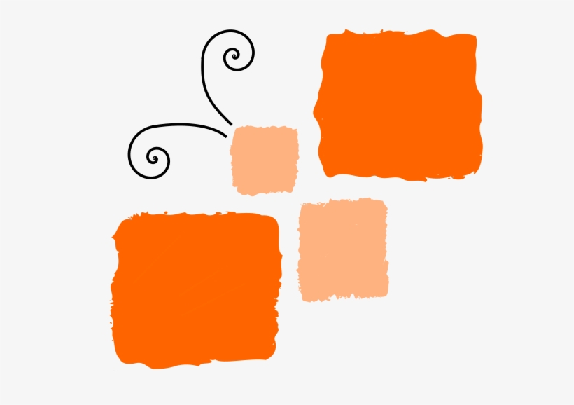 Orange Butterfly Clipart - Clip Art, transparent png