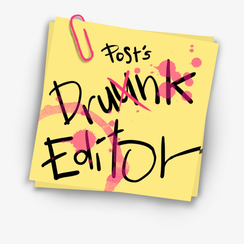 Post- Happy Hour - Calligraphy, transparent png