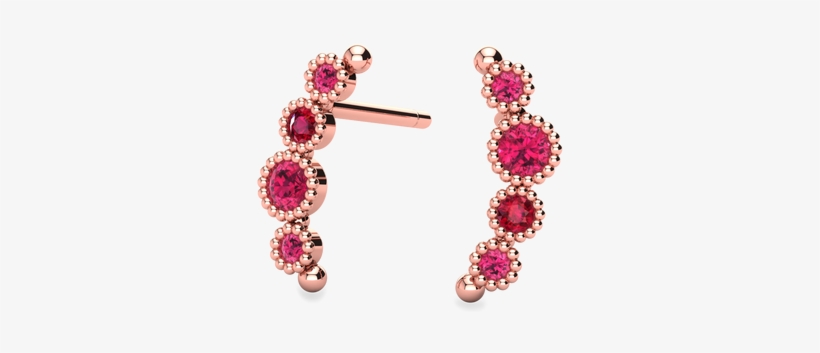 Ethical Rhodalite Garnet And Lab Grown Ruby Nature - Laura Preshong Ethical Fine Jewelry, transparent png