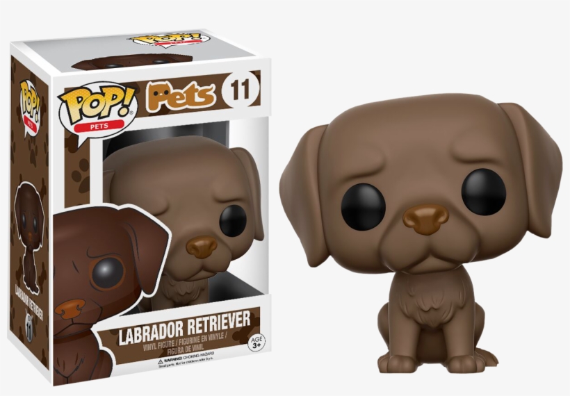 Chocolate Labrador Retriever Pop Vinyl Figure - Funko Pop Labrador Retriever, transparent png