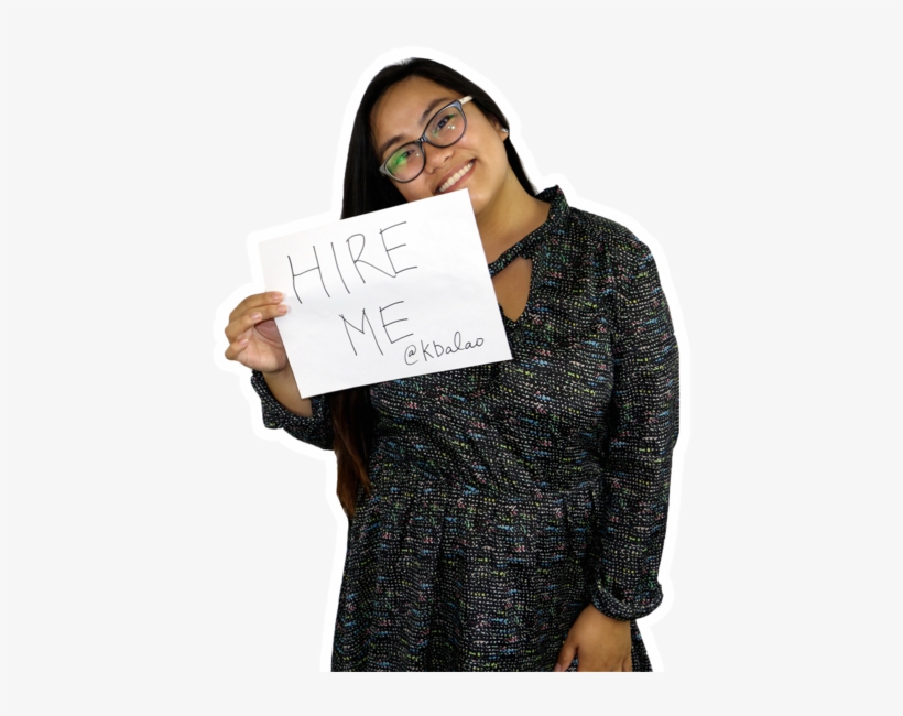 Kimberly Balao Hire Me Picture - Kimberly Balao, transparent png