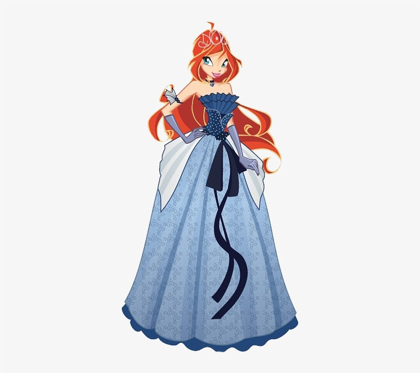 Bloom Banquet3 - Winx Club Bloom Ball Gown, transparent png