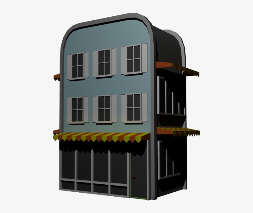 Cartoon Buildings - Building, transparent png
