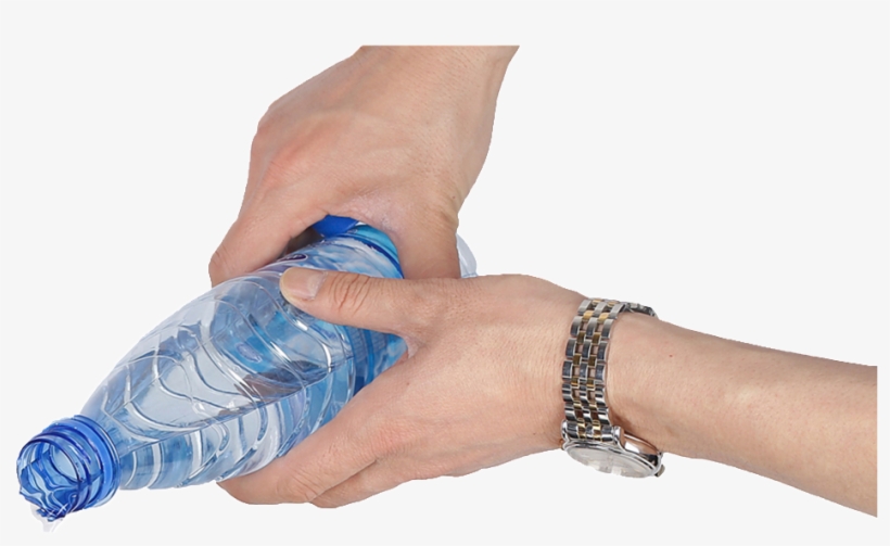 Hand Water Bottle Creative Transparent Decorative - Water, transparent png