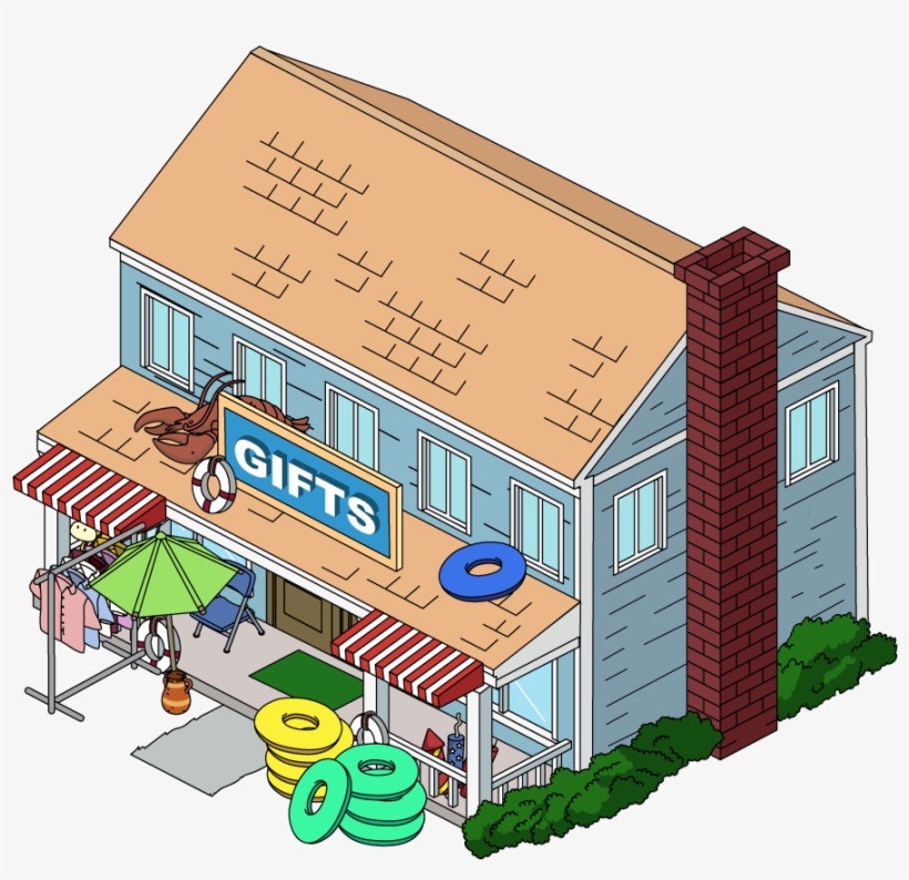 Fg Building Giftshop4x - Gift Shop Building Png, transparent png