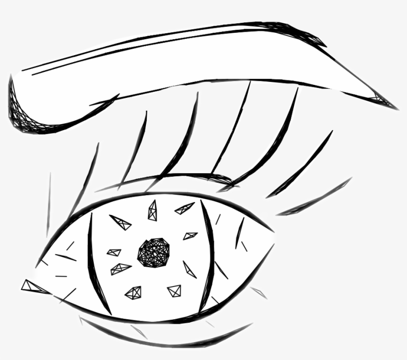 Eyes Eyebrow Eyelashes Freetoedit - Line Art, transparent png