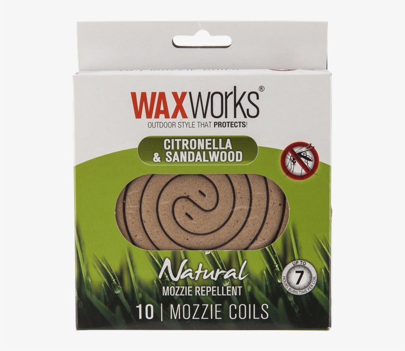 Citronella & Sandalwood Incense Coil 10pack - Waxworks Citronella Candle Tea Light 30pk, transparent png