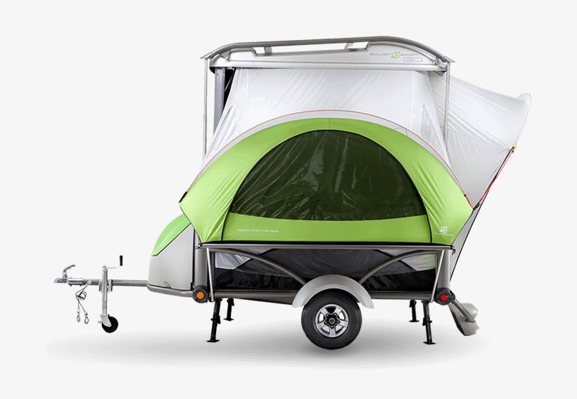 First It's A Trailer, Then It's A Pop Up Tent - Go Trailer, transparent png