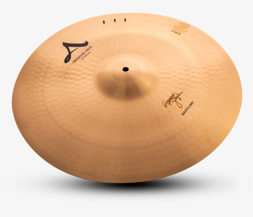 19" A Zildjian Armand Beautiful Baby Ride With 3 Rivets - Zildjian 19" A Series Armand Beautiful Baby Ride Cymbal, transparent png