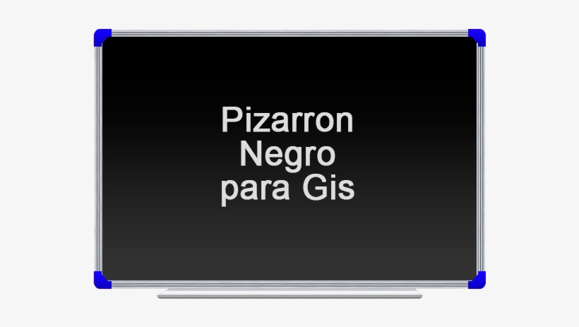 Pizarrón Negro Para Gis - Led-backlit Lcd Display, transparent png