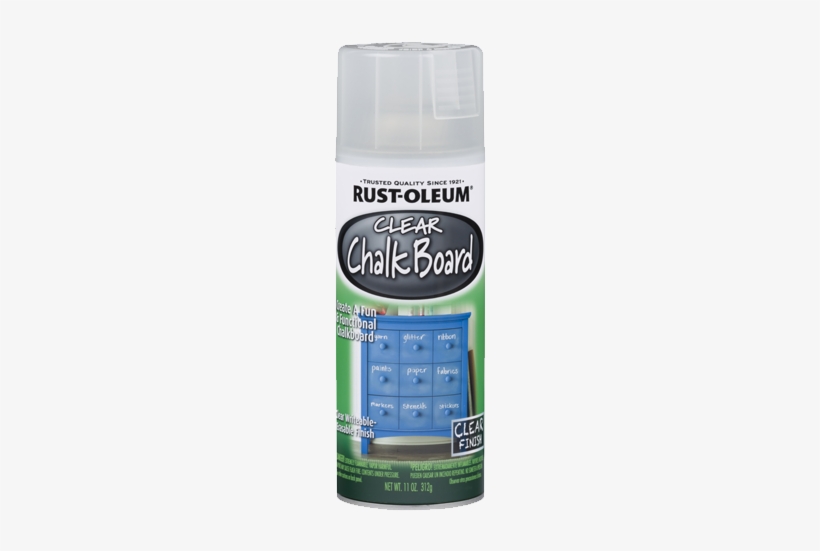 Rustoleum Clear Chalkboard Spray Paint, transparent png