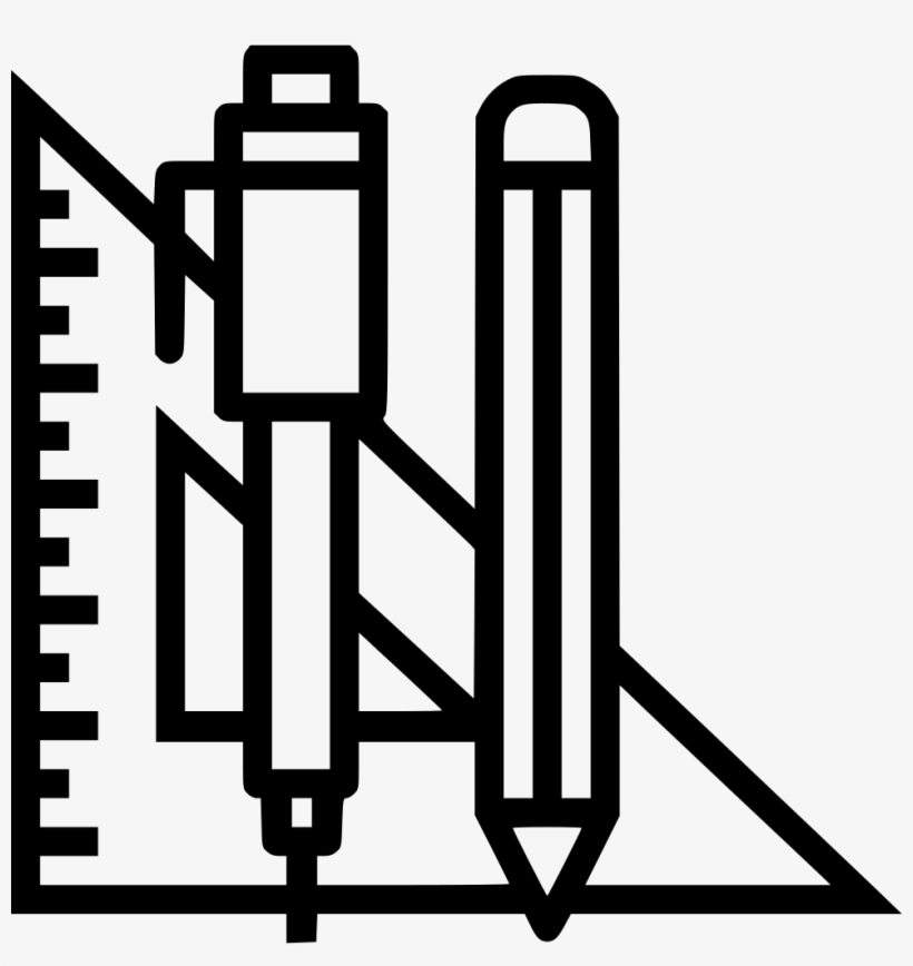 Pen Pencil Angle Degree Measure Draw Write Mathematics - Drawing, transparent png
