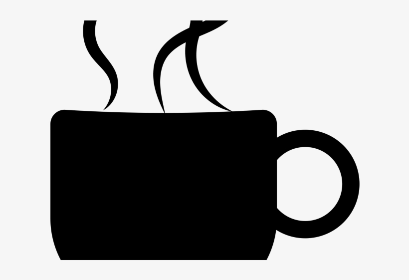 Steam Clipart Transparent - Cup Of Coffee Silhouette Png, transparent png